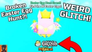 BROKEN GLITCH In Easter Egg Hunt?!| Pet Simulator X