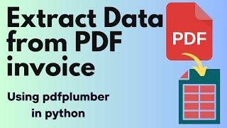 PDF invoices data extraction with pdfplumber in Python