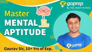 Master Mental Aptitude | Gaurav Sir | Class 9 | Goprep