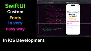 Custom fonts in SwiftUI - iOS Development