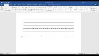 How to Insert a Line in Word (The QUICK & EASY Way) | How to Make a Line in Word 2016