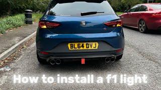 How to install a F1 brake light to any vw platform vehicle