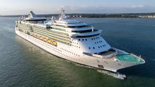 Serenade of the seas Southampton Departure 26.07.2024 4k 30FPS UHD Mavic 3 pro