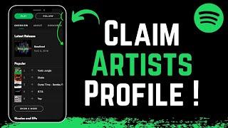 How to Claim Spotify Artist Profile