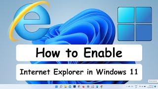 how to install internet explorer windows 11| enable internet explorer Mode on windows 11 | easy