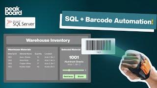 Automate SQL Database Reading and Updating with Barcode Scanner (ProGlove)