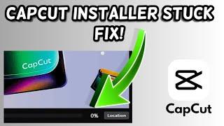 Capcut Desktop Installer Stuck Fix | Capcut install problem fixed