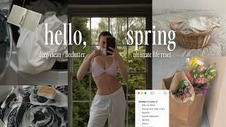 HELLO SPRING 🩰 deep spring cleaning + organisation, ultimate life reset 2025