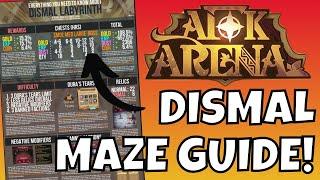 MAKING THE DISMAL MAZE EASIER! AMAZING REWARDS! [AFK ARENA GUIDE]