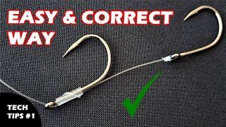 TWIN HOOK SNELL RIG | easy and right way | live and dead baits