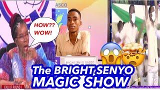 NSMQ 2021 - Quiz mistress left speechless as Bright Senyo of Keta SHS predicts questions like magic