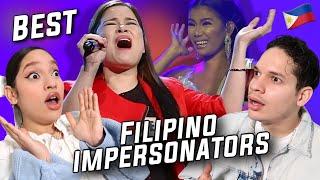 Filipino IMPERSONATORS are NEXT LEVEL! Latinos react to Singers IMPERSONATING Famous OPM Singers