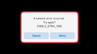 How To Fix A network error occurred try again | CODE : C_ETRH_1000 in eFootball PES 2021 Game