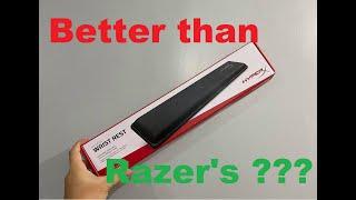 Hyper x wrist rest “better than the razer ergonomic wrist rest pro?”