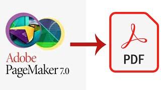 How to create PDF File in Adobe Pagemaker