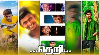 Theri BGM Editing in Alight motion  Rowdy Song Editing in Alight motion Tutorial in Tamil 