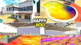 Happy Holi Celebration House  In Indian Bikes Driving 3D || Secret Mod