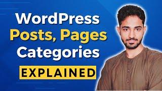 WordPress Posts, Pages, Categories (Explained) Urdu / Hindi