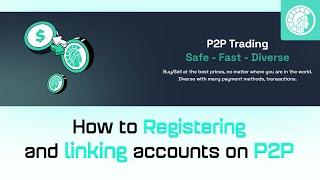 Step-by-step guide to creating and linking accounts on the P2P exchange with the Athene app.