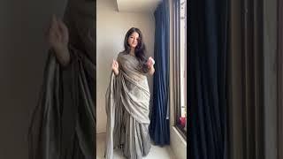 How to look slim in sarees? | Farewell Saree Tips | Jhanvi Bhatia