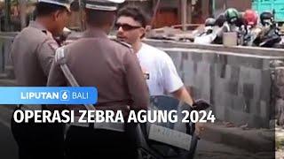 Operasi Zebra Agung 2024, Pelanggar Mayoritas WNA | Liputan 6 Bali