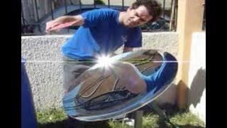 free Energy, Energía Gratis: Solar parabolic concentrator- concentrador parabólico solar