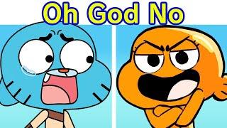 Friday Night Funkin' - Oh God No Remix | Gumball VS Darwin | The Amazing World of Gumball (FNF Mod)