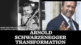 Arnold Schwarzenegger transformation. (1 to 70) years. Motivational video.