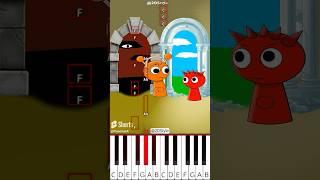 Sprunki animation decides the fates #sprunki (@2DStyle) - Octave Piano Tutorial