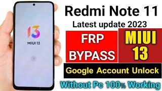 Redmi Note 11 Frp bypass MIUI 13 | Redmi Note 11 Frp bypass 2023 | Redmi Note 11 Google Lock Remove