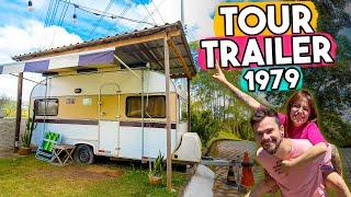 TOUR pelo TRAILER VINTAGE de 1989 | Gabob Viaja | EP.07