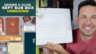 Archer and Olive September 2022 Sub Box Unboxing