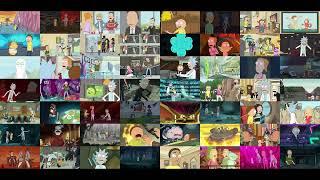 Rick and Morty - 56 episodes at the same time! (full length) [4K]