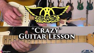 Aerosmith - "Crazy" Guitar Lesson