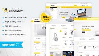 Ecomart - OpenCart Multipurpose Responsive Theme for Electronics & Marketplaces Stores