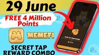 ( Level 1-11 ) Memefi Secret Reward Combo |Memefi 2,000,000 Coins Code | Memefi Secret Code |#memefi