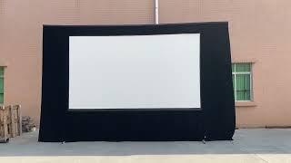 Portable Outdoor Projection Screen Fast Folding Projector Screen