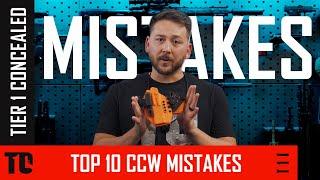 10 Concealed Carry MISTAKES to NOT make