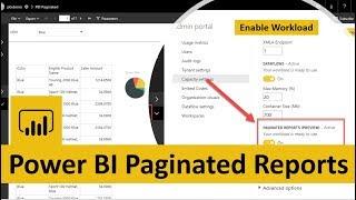 Power BI Paginated Reports | How to create Paginated Reports on Power BI | Power BI Premium Capacity