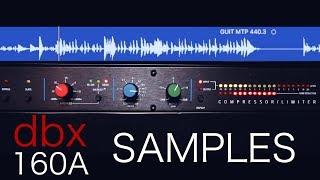 dbx® 160A - Kick, Snare, OH, Bass, Guitar, Rhodes & Vocal | Gear Review