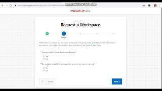 First Step to Learn Oracle APEX