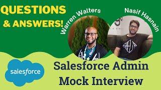 Salesforce Admin Mock Interview 2024 | Jr Question And Answer Everyone Should Know