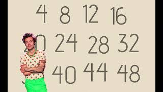 4 Times Table Song (As It Was by Harry Styles)