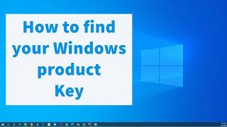 How to Find Windows 10 Product Key? Genuine Windows OEM Product Key