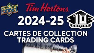 Opening (15) 2024-25 Upper-Deck Tim Hortons 10th Edition Hockey card packs