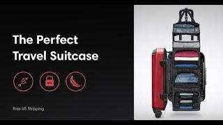 Carry-On Closet 3.0 - Solgaard Suitcase with Integrated Shelving System