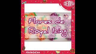 Flores con Royal Icing