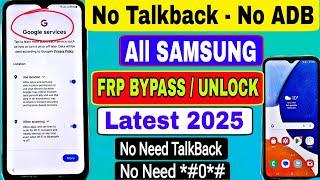 Finally March 2025 Android All Samsung Frp Bypass 2025 | Unlock 2025 All Android 12-13-14 | No ADB