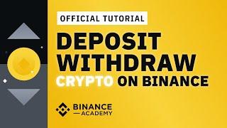 How to Deposit & Withdraw Crypto on Binance | #Binance Official Guide