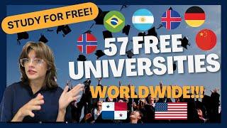 Study Abroad for FREE! 50+ Universities with NO Tuition Fee for International Students